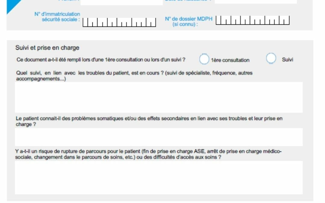 Un nouveau formulaire pour le dossier de compensation MDPH est disponible.